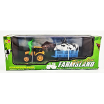 Farm Tractor / Trailer with Cow